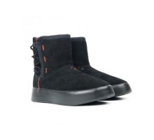 UGG WOMEN'S CLASSIC BOOM ANKLE BOOT BLACK