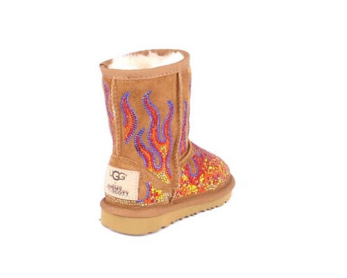 UGG WOMEN'S CLASSIC JEREMY SCOTT CHESTNUT
