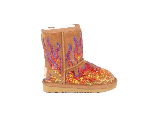 UGG WOMEN'S CLASSIC JEREMY SCOTT CHESTNUT