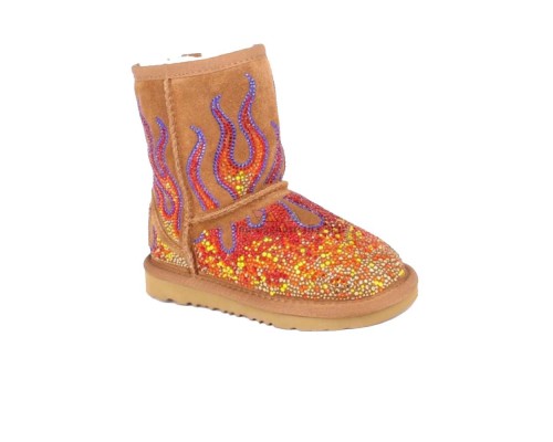 UGG WOMEN'S CLASSIC JEREMY SCOTT CHESTNUT