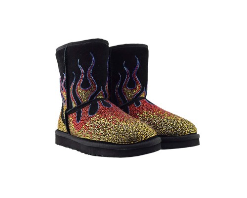 UGG WOMEN'S CLASSIC JEREMY SCOTT BLACK