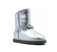 UGG ZANOTTI CAROLINA METALLIC SILVER