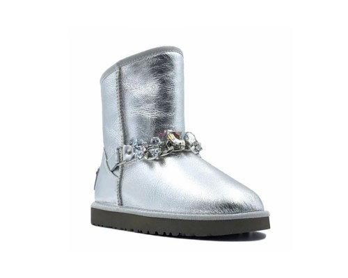 UGG ZANOTTI CAROLINA METALLIC SILVER