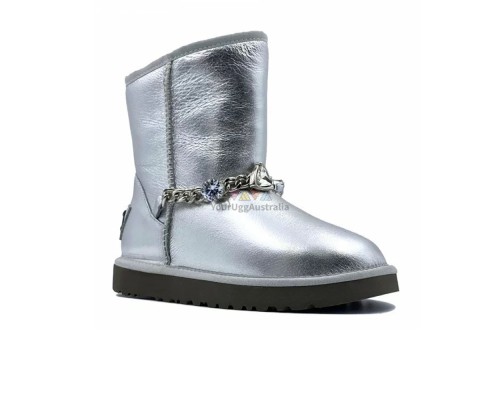 UGG ZANOTTI DIAMOND METALLIC SILVER