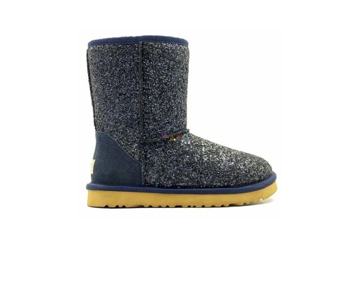 UGG CLASSIC SHORT STARDUST NAVY