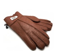 UGG GLOVES METALLIC CHESTNUT