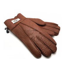 UGG GLOVES METALLIC CHESTNUT