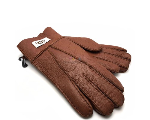 UGG GLOVES METALLIC CHESTNUT