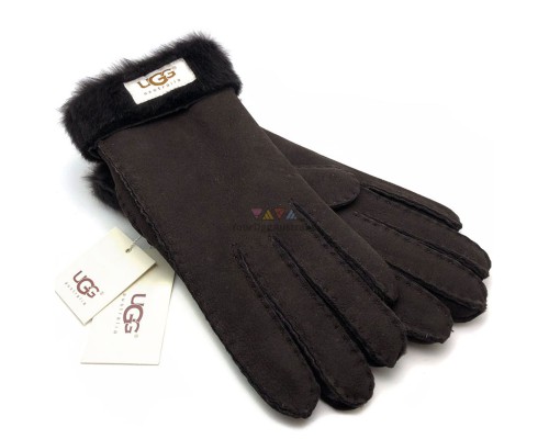 UGG GLOVES CHOCOLATE 175