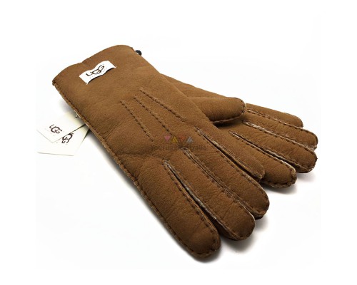 UGG GLOVES CHESTNUT 54