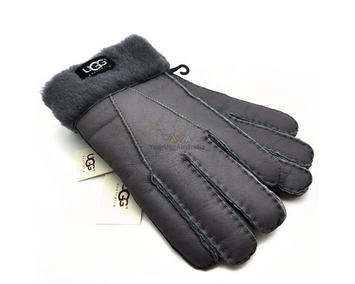 UGG GLOVES METALLIC GREY 325