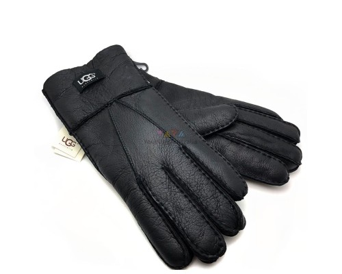 UGG GLOVES METALLIC BLACK 125