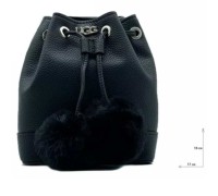 UGG MINI HERITAGE CROSSBODY BLACK