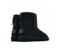 UGG CLASSIC II MINI ZIP  BLACK