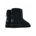 UGG CLASSIC II MINI ZIP  BLACK