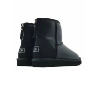 UGG CLASSIC II MINI ZIP METALLIC BLACK