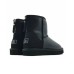 UGG CLASSIC II MINI ZIP METALLIC BLACK