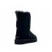 UGG CLASSIC SHORT ZIP II BLACK