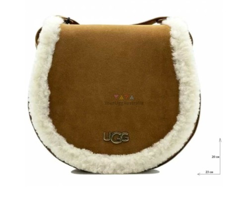 UGG HERITAGE CROSSBODY CHESTNUT