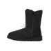 UGG BAILEY SHORT  ZIP BLACK