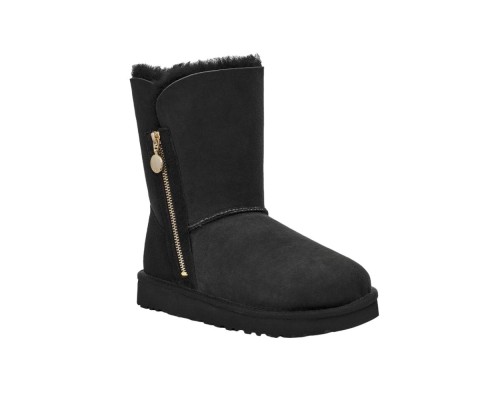 UGG BAILEY SHORT  ZIP BLACK