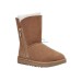 UGG BAILEY SHORT  ZIP CHESTNUT