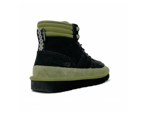 UGG MENS HIGHLAND SPORT HIKER MID CAMO BBONB BLACK-KHAKI