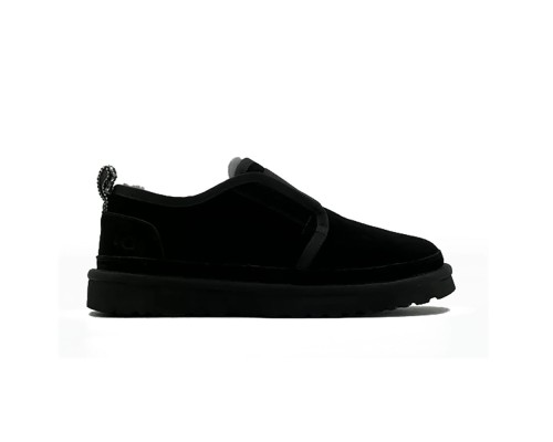UGG MENS SLIPPERS FLEX BLACK