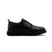 UGG MENS SLIPPERS FLEX  LEATHER BLACK