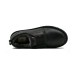 UGG MENS SLIPPERS FLEX  LEATHER BLACK