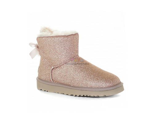 BAILEY BOW MINI SPARKLE FASHION BOOT GOLD