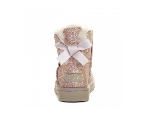 BAILEY BOW MINI SPARKLE FASHION BOOT GOLD