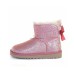 BAILEY BOW MINI SPARKLE FASHION BOOT PINK