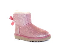 BAILEY BOW MINI SPARKLE FASHION BOOT PINK