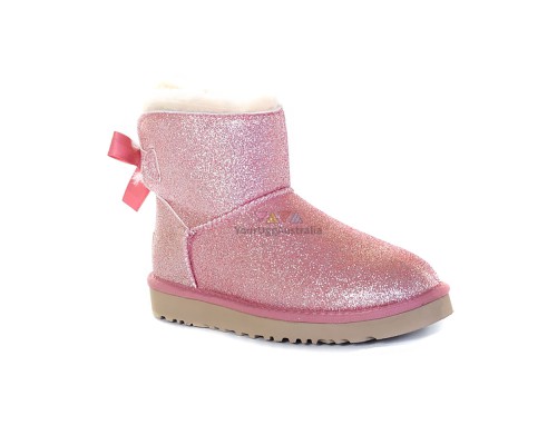 BAILEY BOW MINI SPARKLE FASHION BOOT PINK