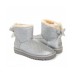 BAILEY BOW MINI SPARKLE FASHION BOOT SILVER