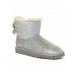 BAILEY BOW MINI SPARKLE FASHION BOOT SILVER