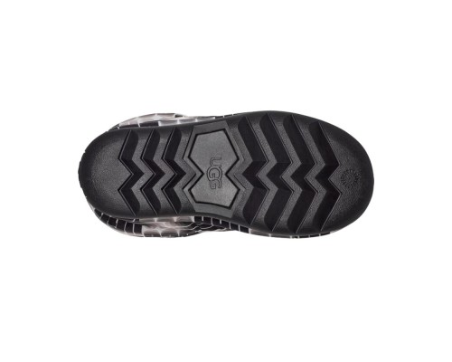 UGG CLASSIC MAXI SHORT BLACK/WHITE