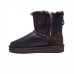UGG MENS CLASSIC MINI DOUBLE ZIP METALLIC CHOCOLATE
