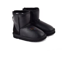 UGG KIDS ZIP METALLIC BLACK