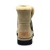 UGG MINI BAILEY LOGO STRAP SUEDE KHAKI