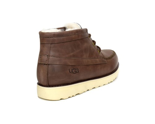 UGG CAMPOUT CHUKKA LEATHER CHOCOLATE
