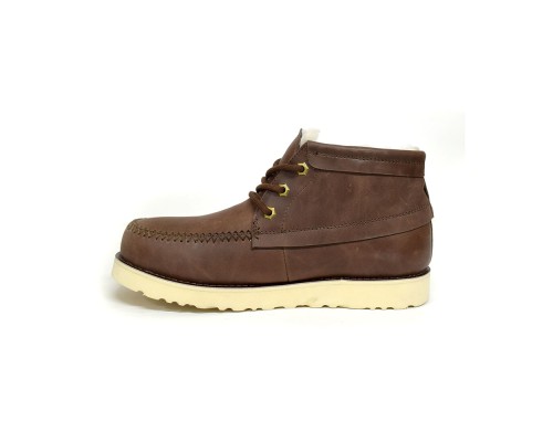 UGG CAMPOUT CHUKKA LEATHER CHOCOLATE