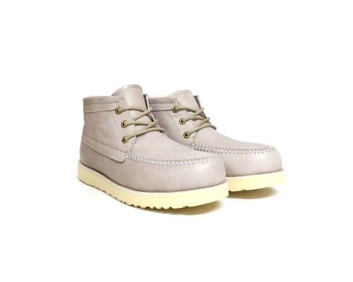 UGG CAMPOUT CHUKKA LEATHER GREY
