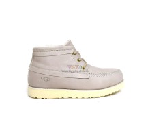 UGG CAMPOUT CHUKKA LEATHER GREY