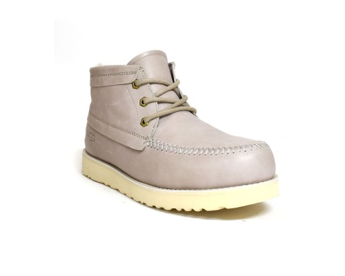 UGG CAMPOUT CHUKKA LEATHER GREY