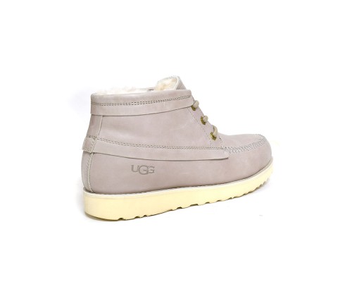 UGG CAMPOUT CHUKKA LEATHER GREY