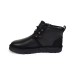 UGG NEUMEL ZIP LEATHER BLACK