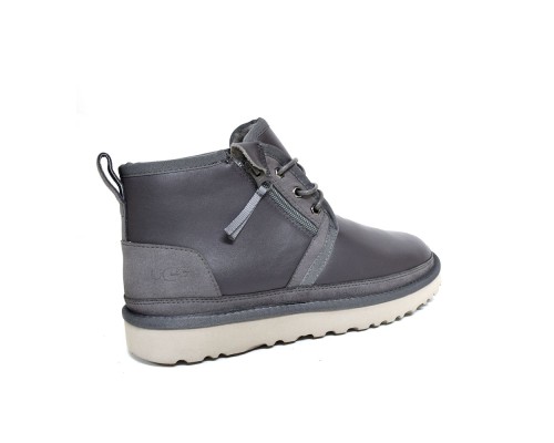 UGG NEUMEL ZIP LEATHER GREY
