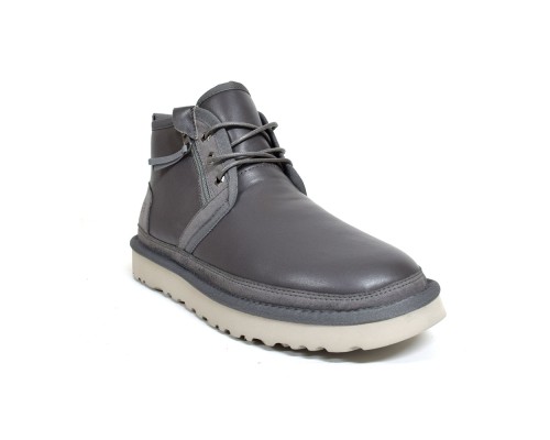 UGG NEUMEL ZIP LEATHER GREY